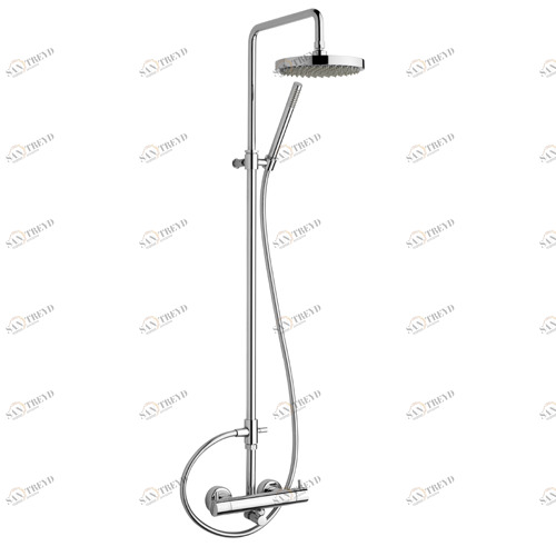 18247 Tермостатический смеситель для душа, внешний, колонка, девиатор, гибкий и душ EFFEPI RUBINETTERIE Chet 