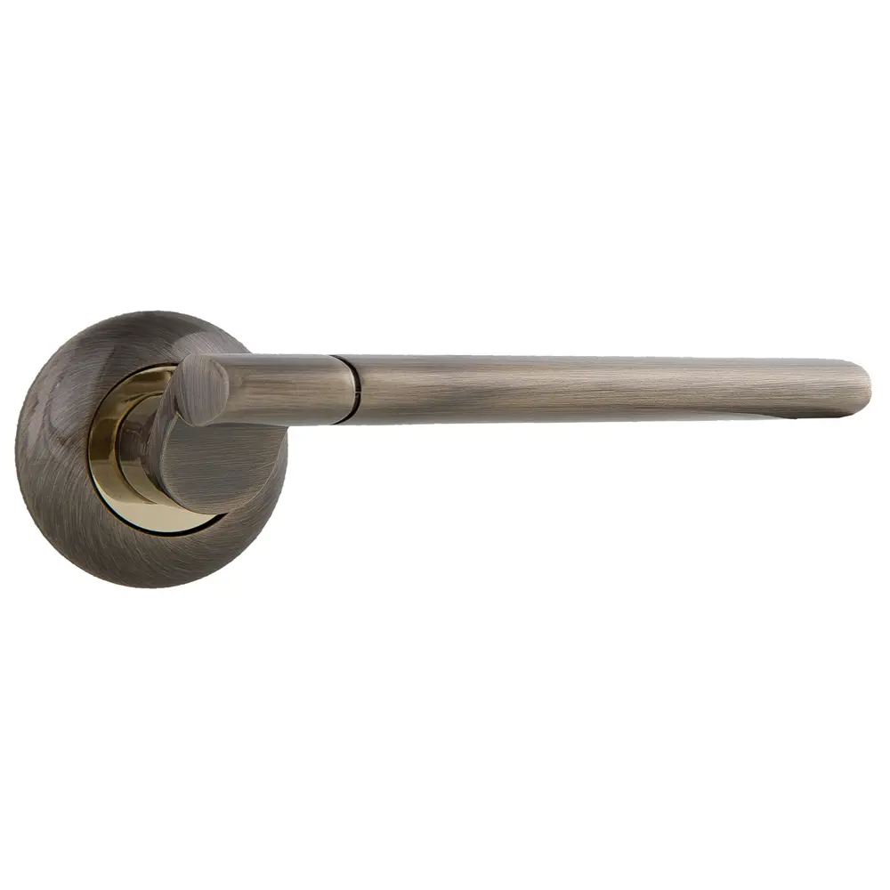 Ручки дверные на розетке Apecs H-0592-A, цвет античная бронза STLM-2004298