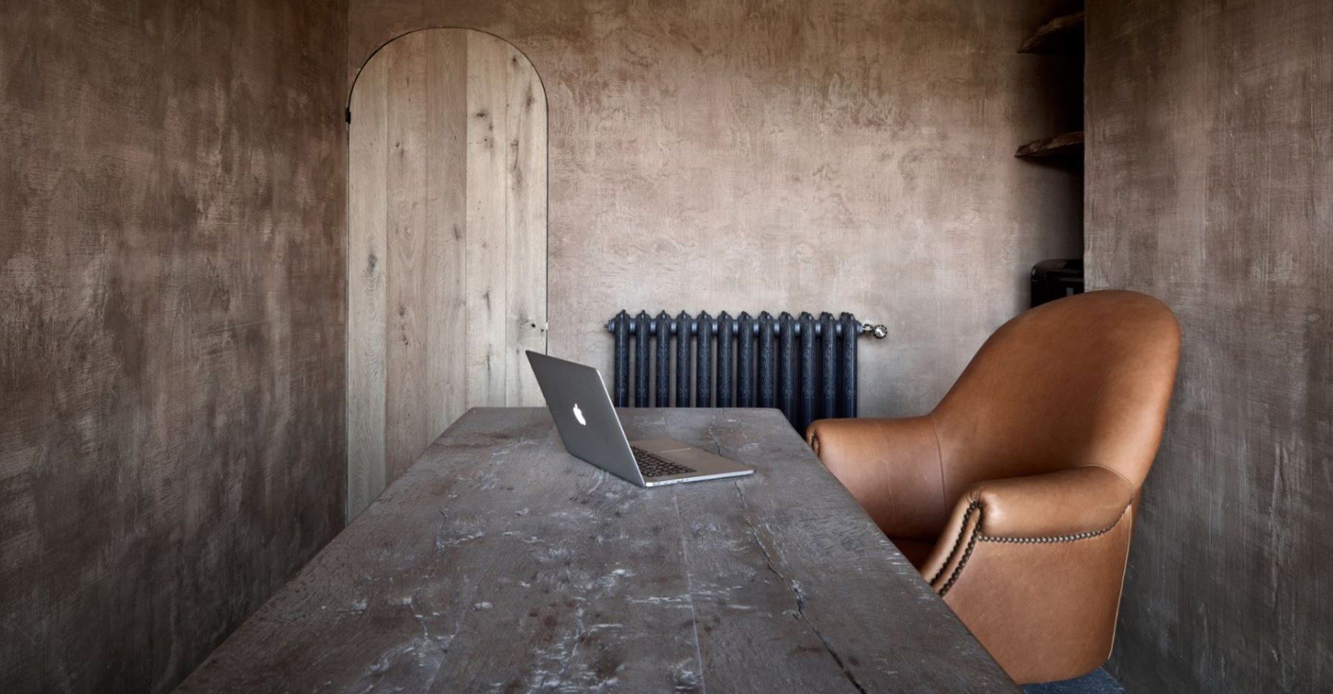 Регулируемое по высоте офисное кресло с бархатным подлокотником с 5 спицами CREARTE COLLECTIONS Gobernor Origins ARCH-00080169 - Вид №3