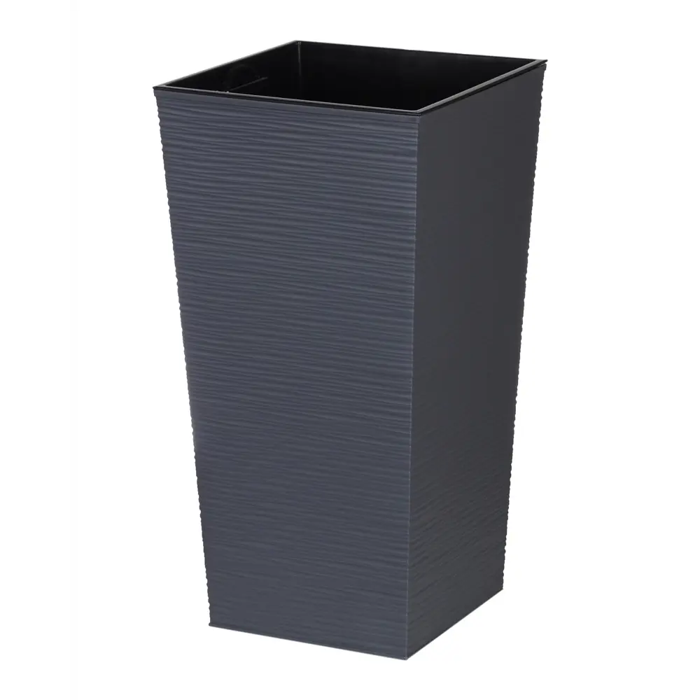 Кашпо Милен 47x24x24 см 20 л пластик графит 89439696 Santreyd STLM-1583970 - Вид №1