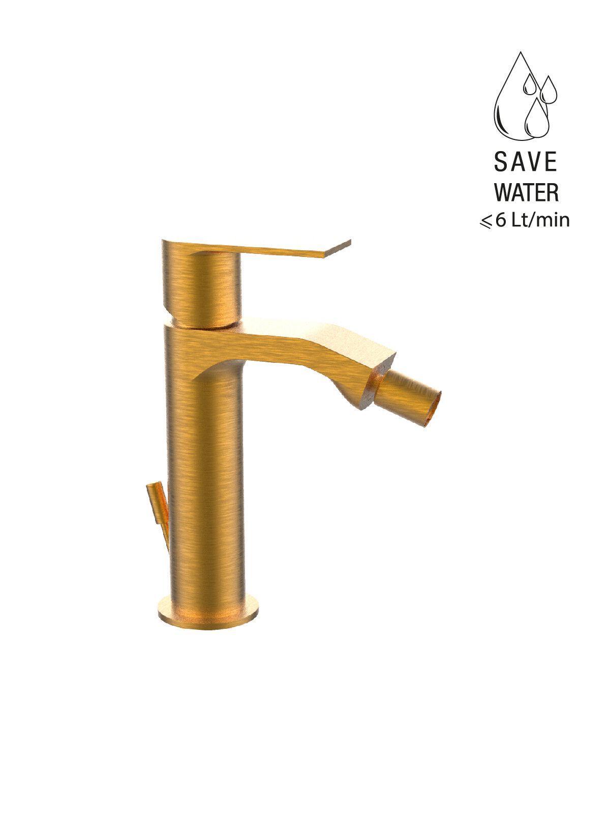 Однорычажный смеситель для биде с автоматическим сливом Rubinetterie Frattini Птолемей ARCH-00058563 - Вид №7