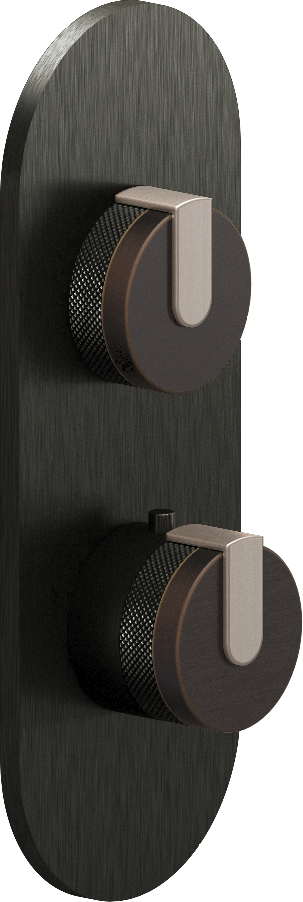 E-8026-R1OBE0-L1SN-BOX-T Планка M-Series с 2 ручками - Внешняя часть GRAFF MOD+