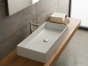 8031-80 Накладная раковина на столешницу  овальная Scarabeo Ceramiche Teorema