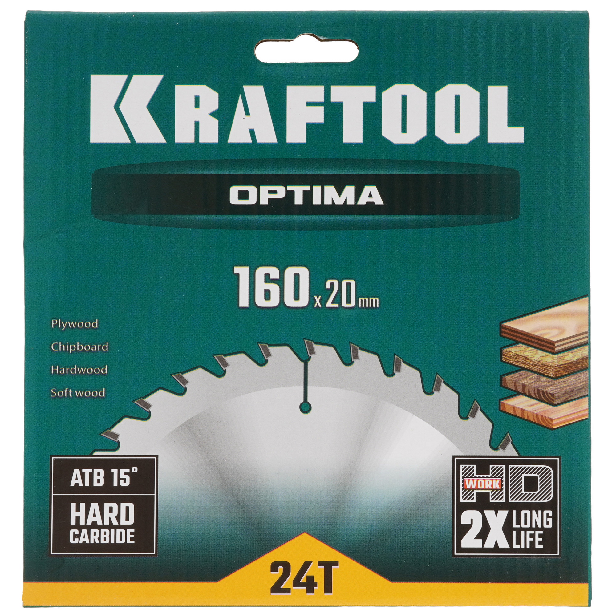 Диск пильный KRAFTOOL 36951-160-20 9107894 STDN-0107013 - Вид №3