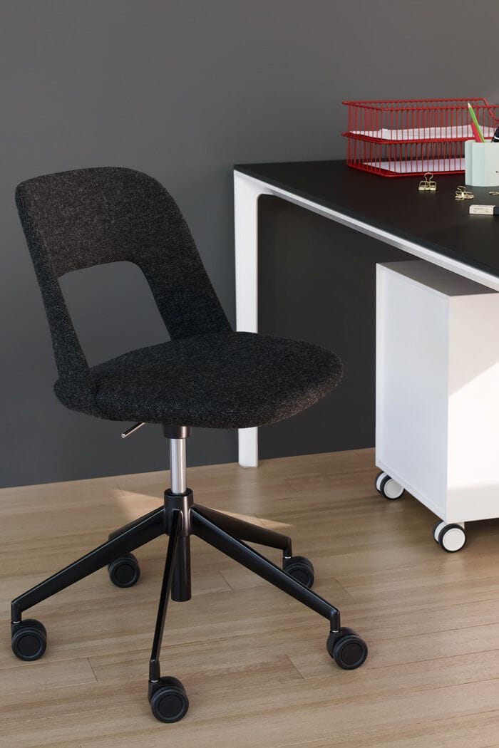 Тканевый регулируемый по высоте рабочий офисный стул с колесами Lapalma арка ARCH-00148391 - Вид №2