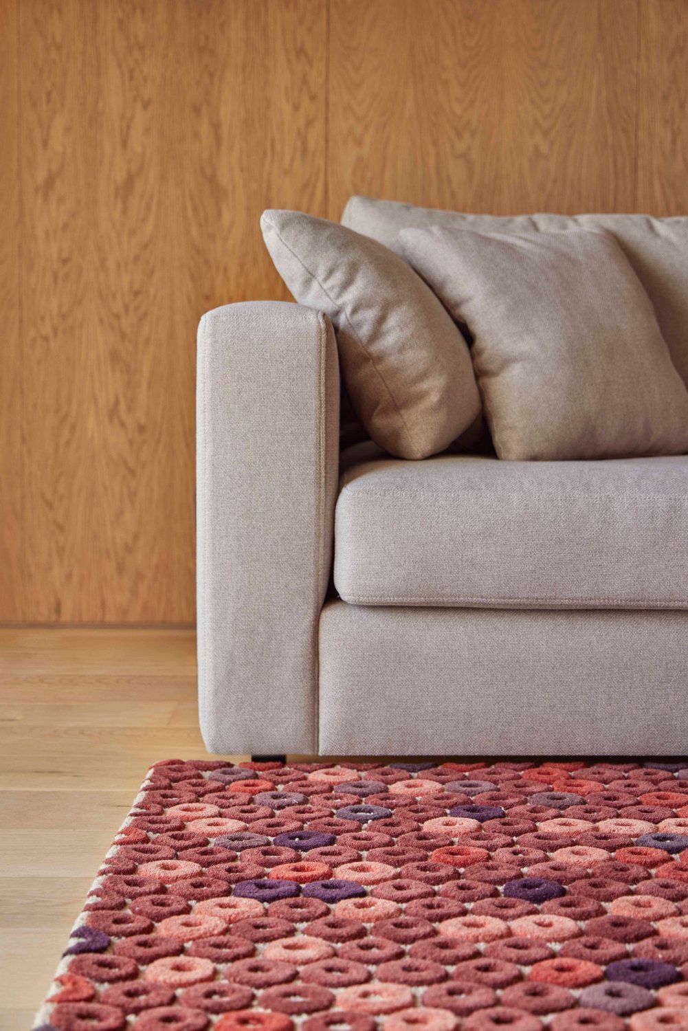 Прямоугольный ковер ручной работы из шерсти с геометрическим рисунком GAN Chimos ARCH-00118187 - Вид №3