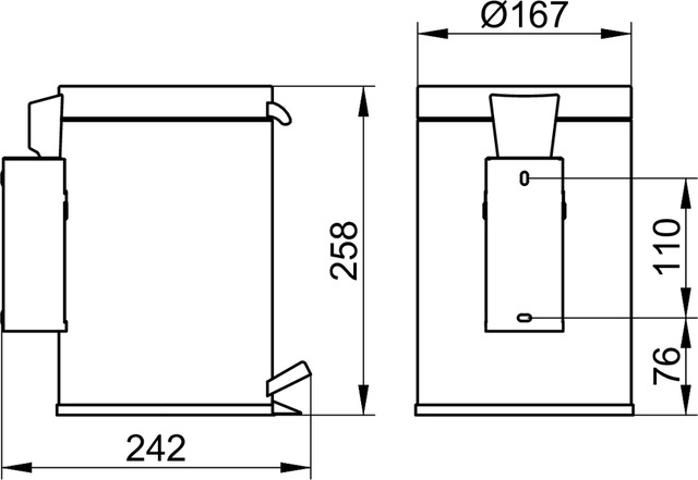 14977170000 Ведро для мусора KEUCO Plan - Вид №2