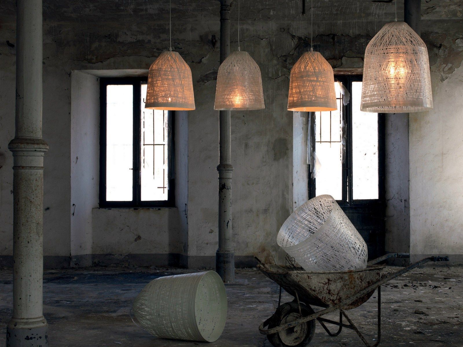 Подвесной светильник из стекловолокна Karman Затемнение ARCH-00039545 - Вид №7