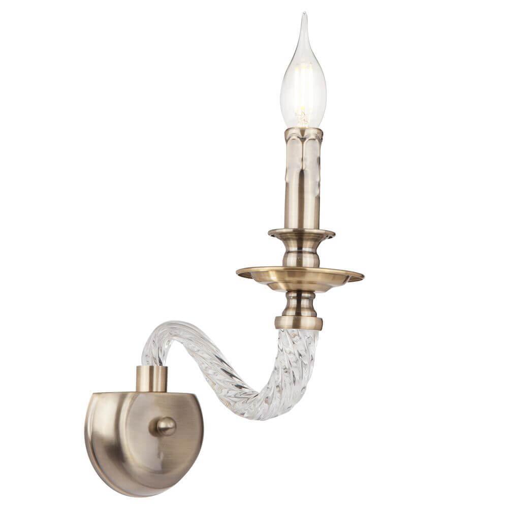 Бра настенное бронзовое Freya Charis FR2007WL-01BZ FREYA СВЕЧА 00-3929408 Бронза  - Вид №1