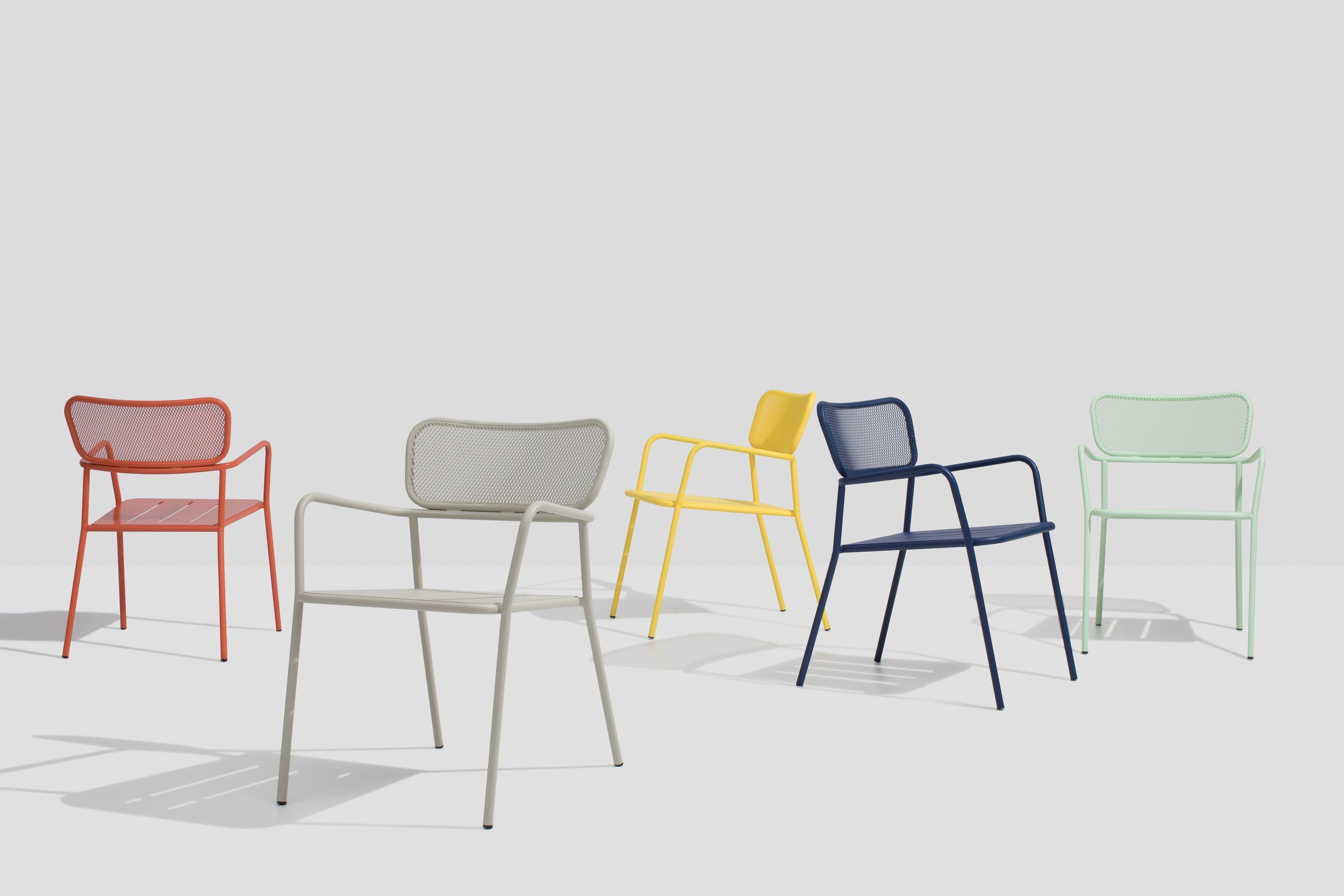 Металлический штабелируемый садовый стул с подлокотниками Garda Furniture Тотем ARCH-00058006 - Вид №3