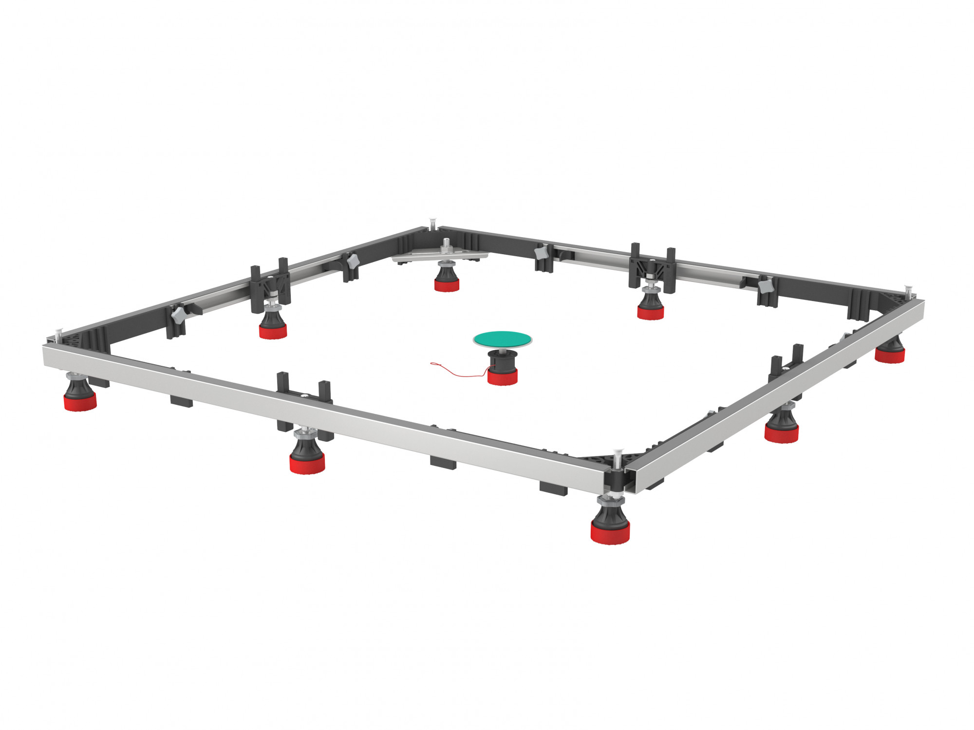 150183 MEPA  Подставки для душевых поддонов Монтажная рамка SF прямоугольная 100/100 Акрил 