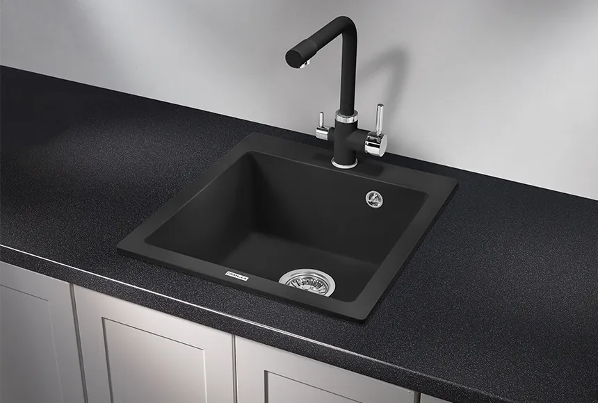 4651, ТУРМАЛИН, кухонная мойка, кварц GRANULA 4651-ST88