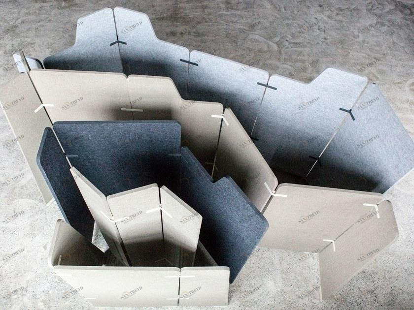 ECHOJAZZ Отдельно стоящая звукопоглощающая перегородка для офиса sun-id-1381674