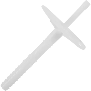 Дюбель для изоляции 10x90 мм с гвоздем полиэтилен/пластик цвет белый 250 шт.