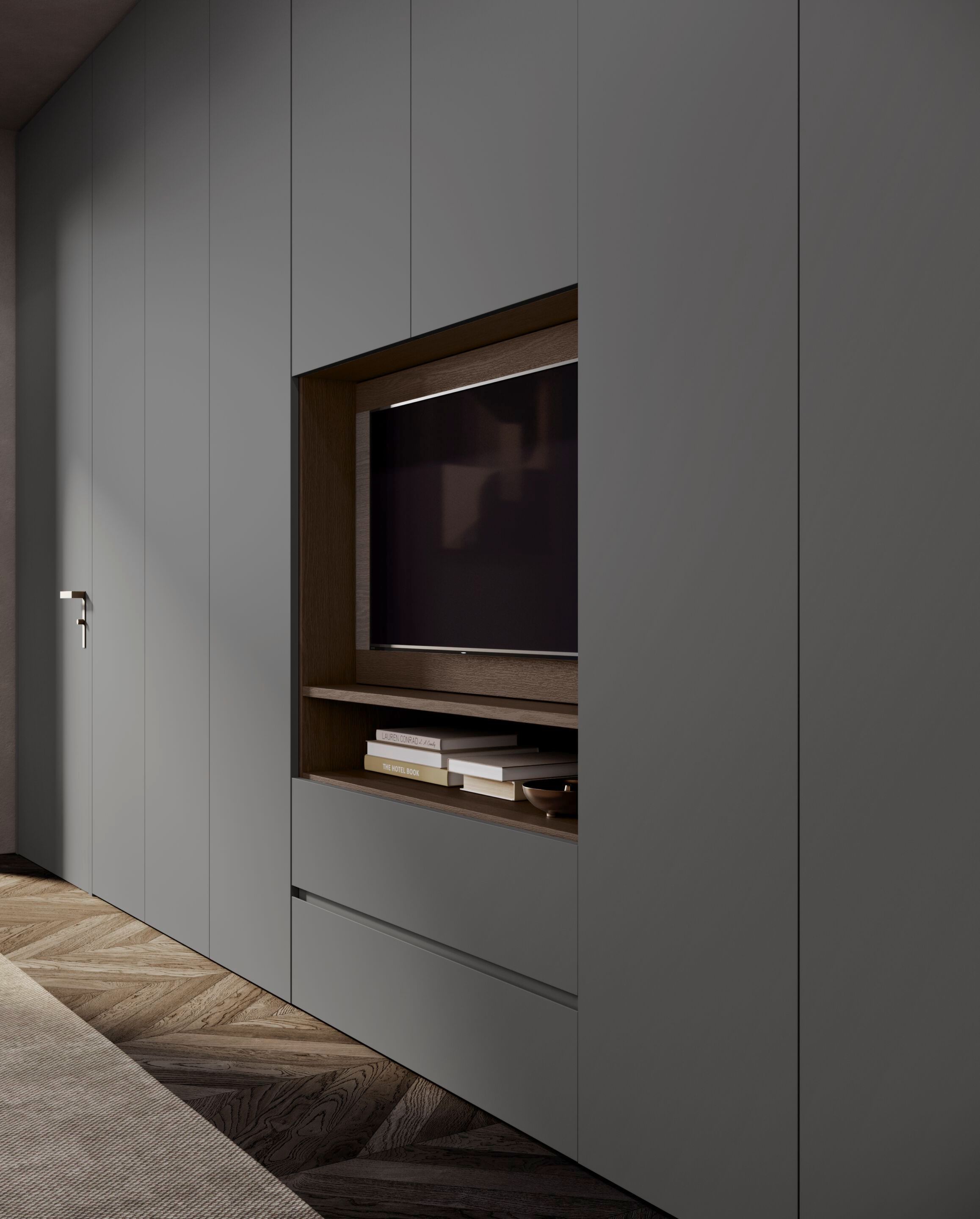 Деревянный настенный секционный шкаф Olivieri STYLE ARCH-00058399 - Вид №7