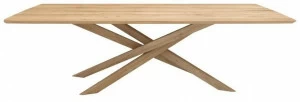 Ethnicraft Прямоугольный обеденный стол из дуба Oak mikado 50178/50179/50180