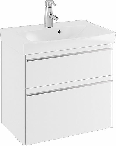 47391 Комплект мебели IFO Sense, с двумя ящиками, Ш = 600 мм, Ш1 = 622 мм, белый  - Вид №1