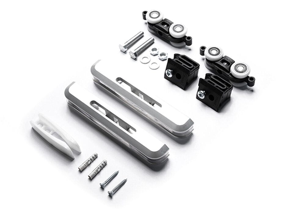 Комплект раздвижных дверей PROTEK® KIT PINZA VETRO PICCOLA/GRANDE ARCH-00081945 - Вид №2