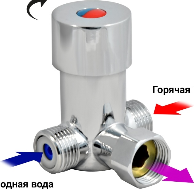 0402.500 Сенсорный латунный смеситель для умывальника Eleanti Puff  - Вид №8