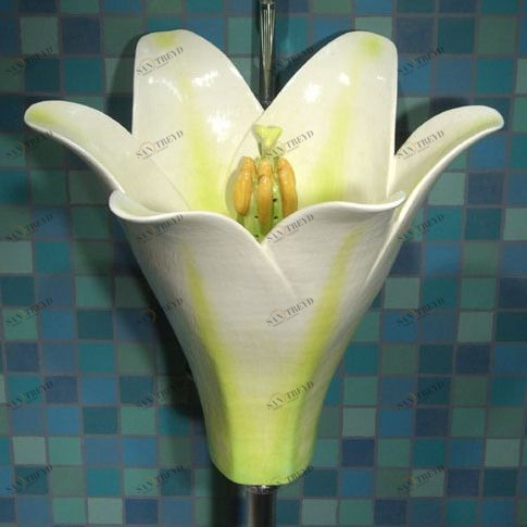 48677 Настенный писсуар, уринал с мушкой Clark Made Urinal