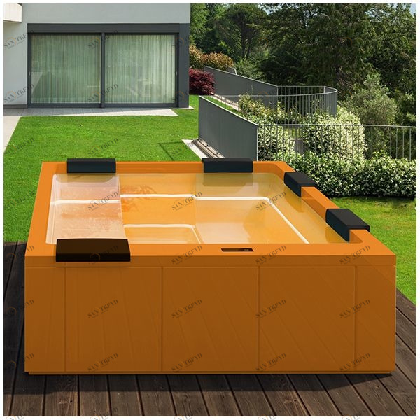 Бассейн Gruppo Treesse Maya Plus-V232I-O прямоугольный встроенный оранжевый PLUSV232IO