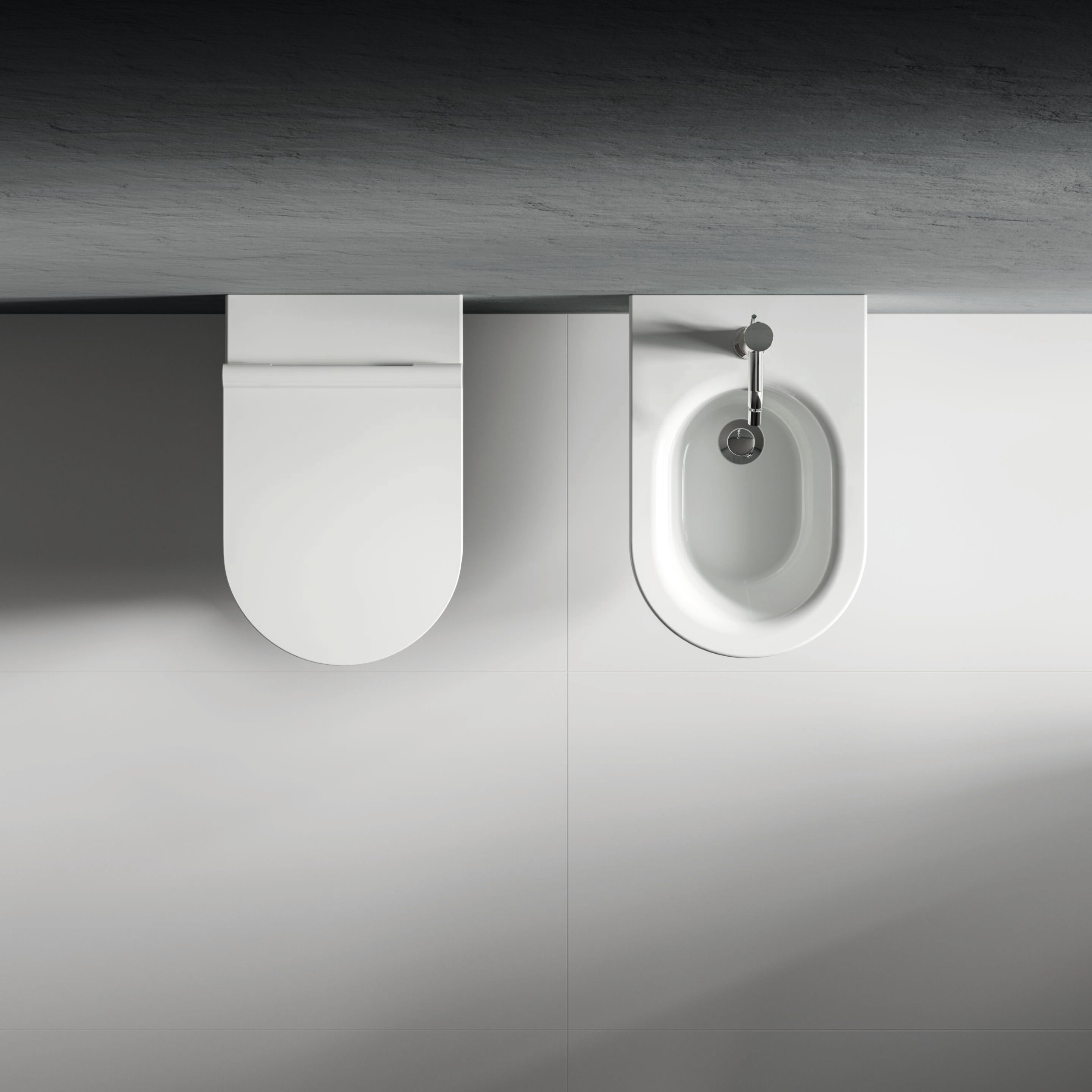 Керамический подвесной туалет без бриды Ceramica Dolomite Mayka ARCH-00129120 - Вид №3