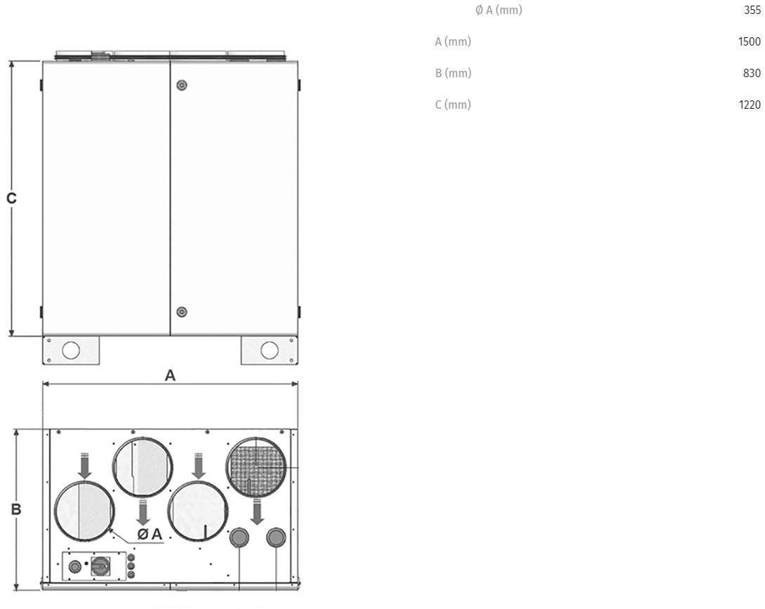 Vortice Рекуператор тепла промышленного назначения Vort nrg ecr 45402 - Вид №1
