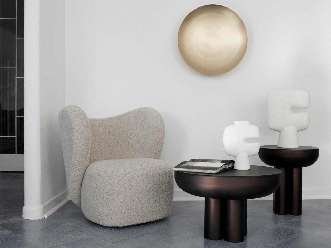 Алюминиевый низкий круглый журнальный столик 101 Copenhagen Crown ARCH-00107011 - Вид №3