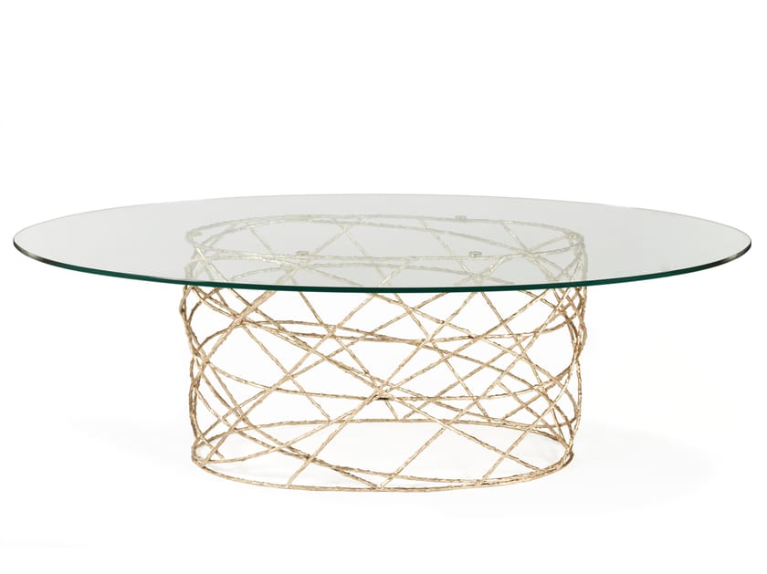 Стеклянный овальный стол для гостиной Ginger & Jagger Земля на Землю ARCH-00113610