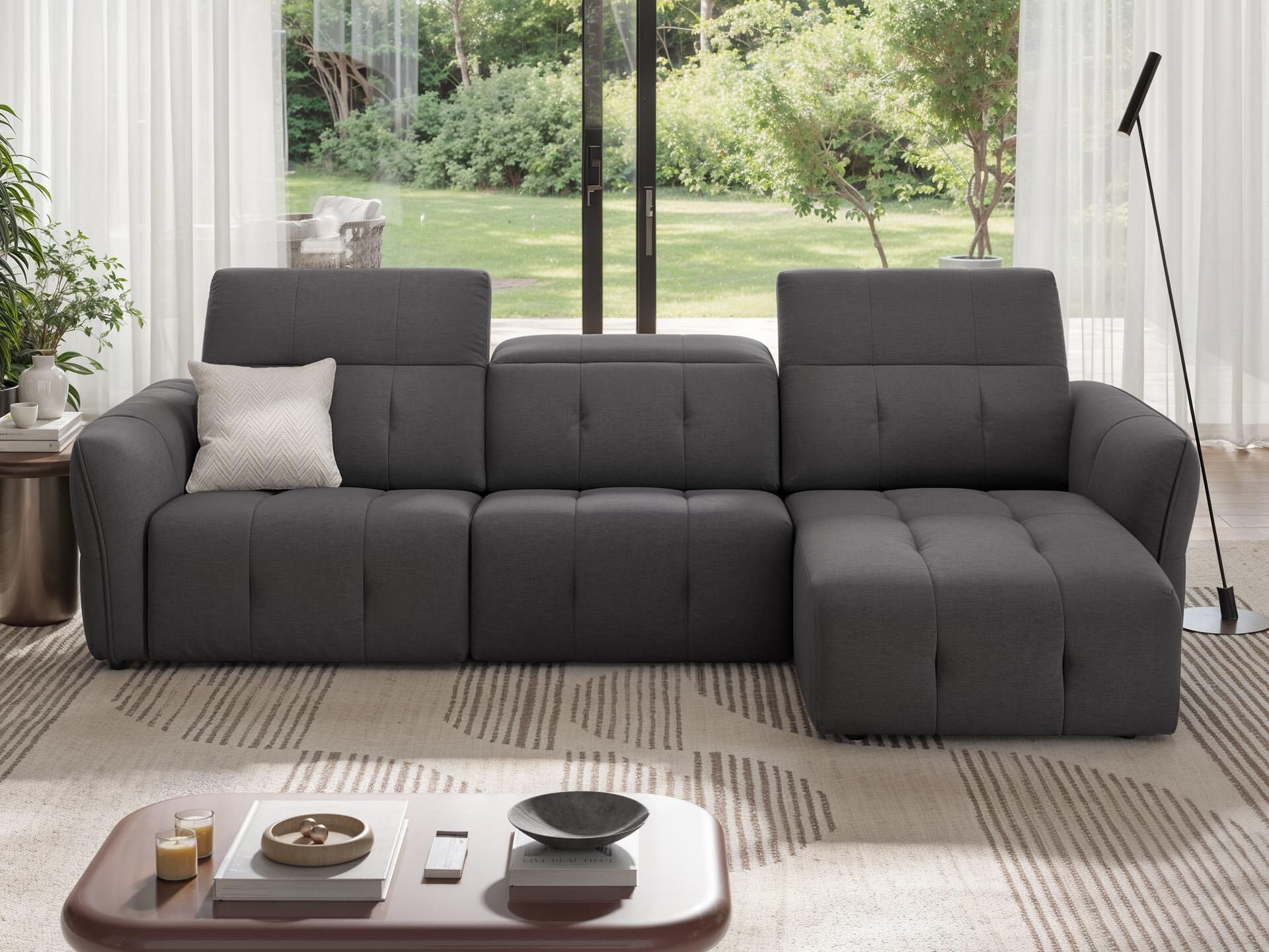 Тканевый диван с полуостровом Sofanella Maranello ARCH-00129817 - Вид №2