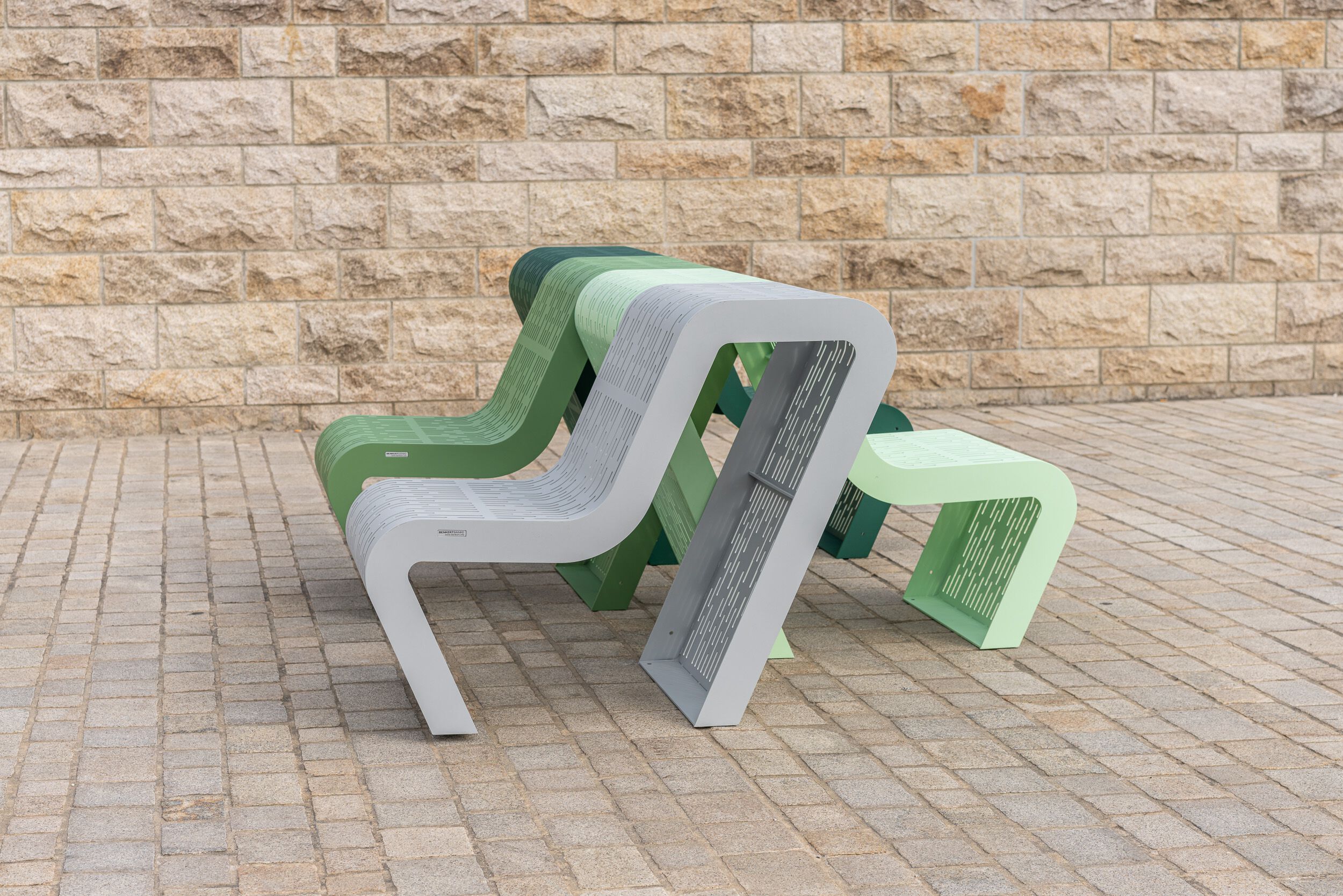 Наружное сиденье из нержавеющей стали BENKERT BANKE Chalidor ARCH-00103068 - Вид №6