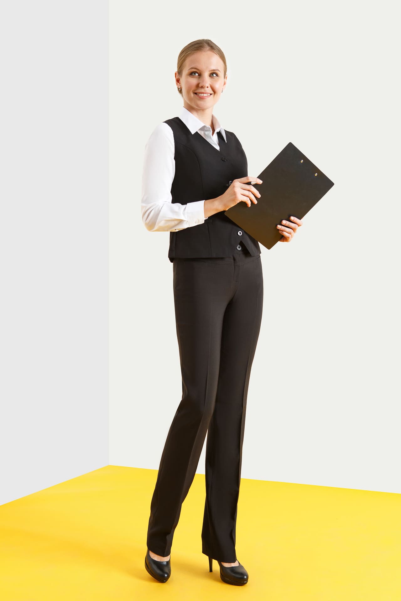 62861 Брюки  женские черные El-Risto  Одежда для официантов  размер 50  - Вид №6