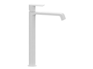 Высокий однорычажный смеситель для раковины с ограничителем расхода