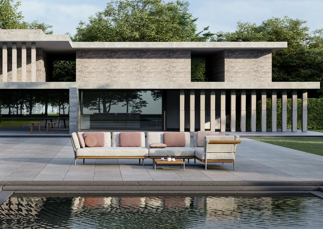 Concept 10 teak nero черный Manutti Flex MNST548 - Вид №3