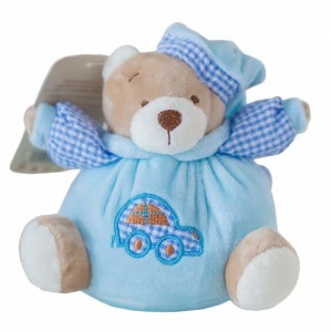 Мягкая игрушка "Мишка-мяч" 15 см, голубой COMFORTBABY  351324 Голубой