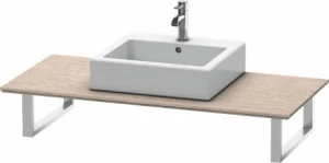 XL026C01111 Консоль для накладных раковин и встраиваемых умывальников, для угла слева X-Large #XL026C 550 мм Кашемировый дуб