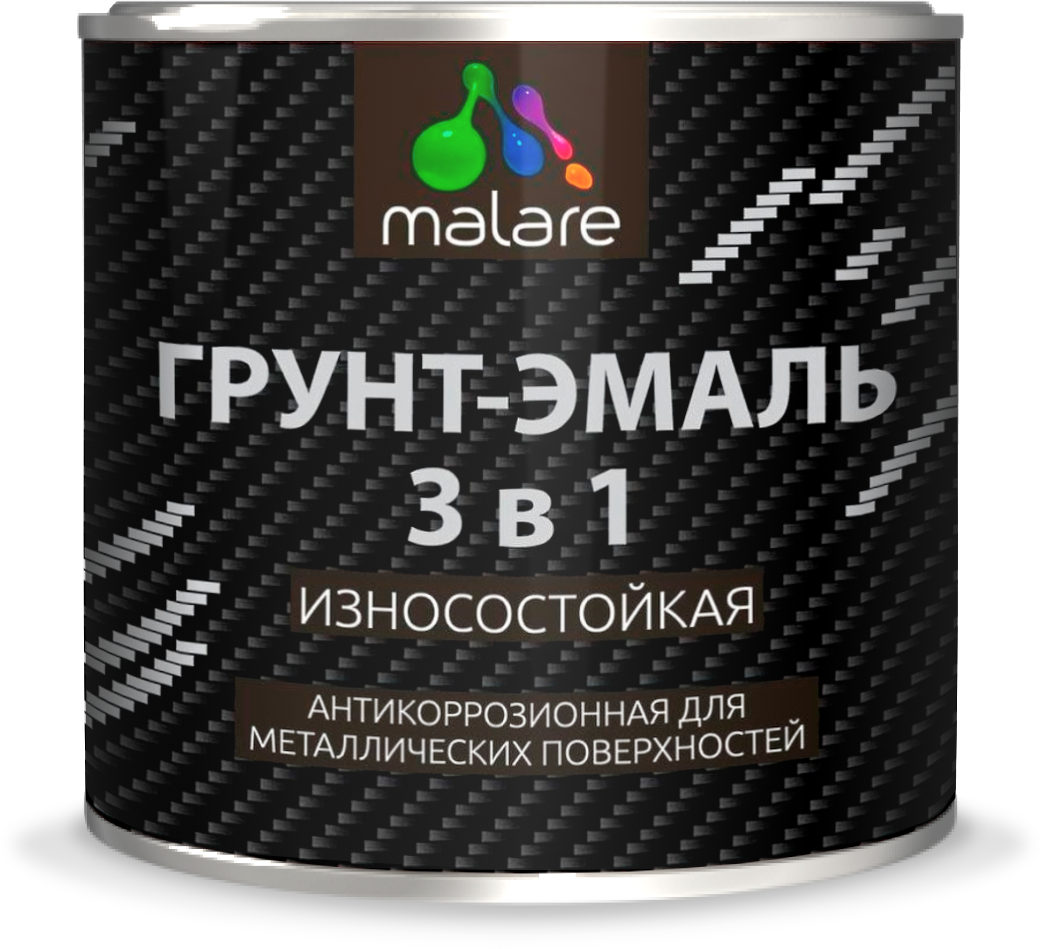 90935251 Грунт-эмаль 3 в 1 ГЭ-АУ0131 цвет светло-серый 0.9 кг STLM-0423668 MALARE