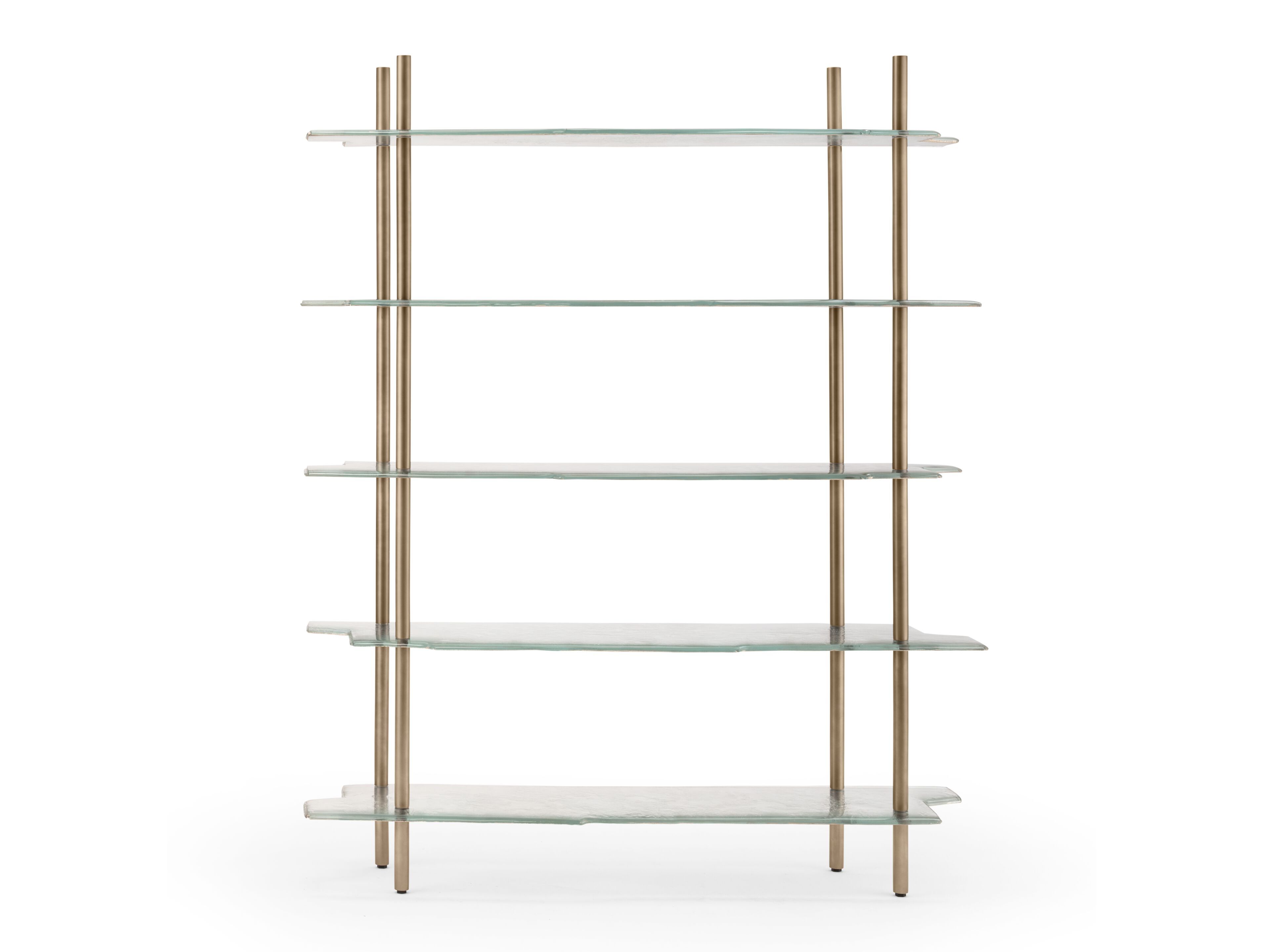 Книжный шкаф из стекла и металла ARTE VENEZIANA Melt ARCH-00064790