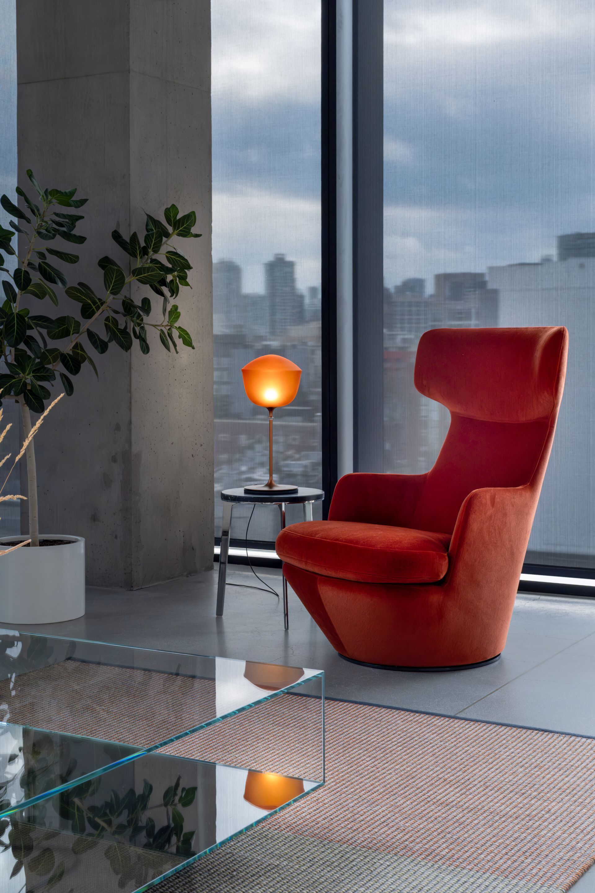 Стеклянная настольная лампа A-N-D Contour ARCH-00034182 - Вид №5