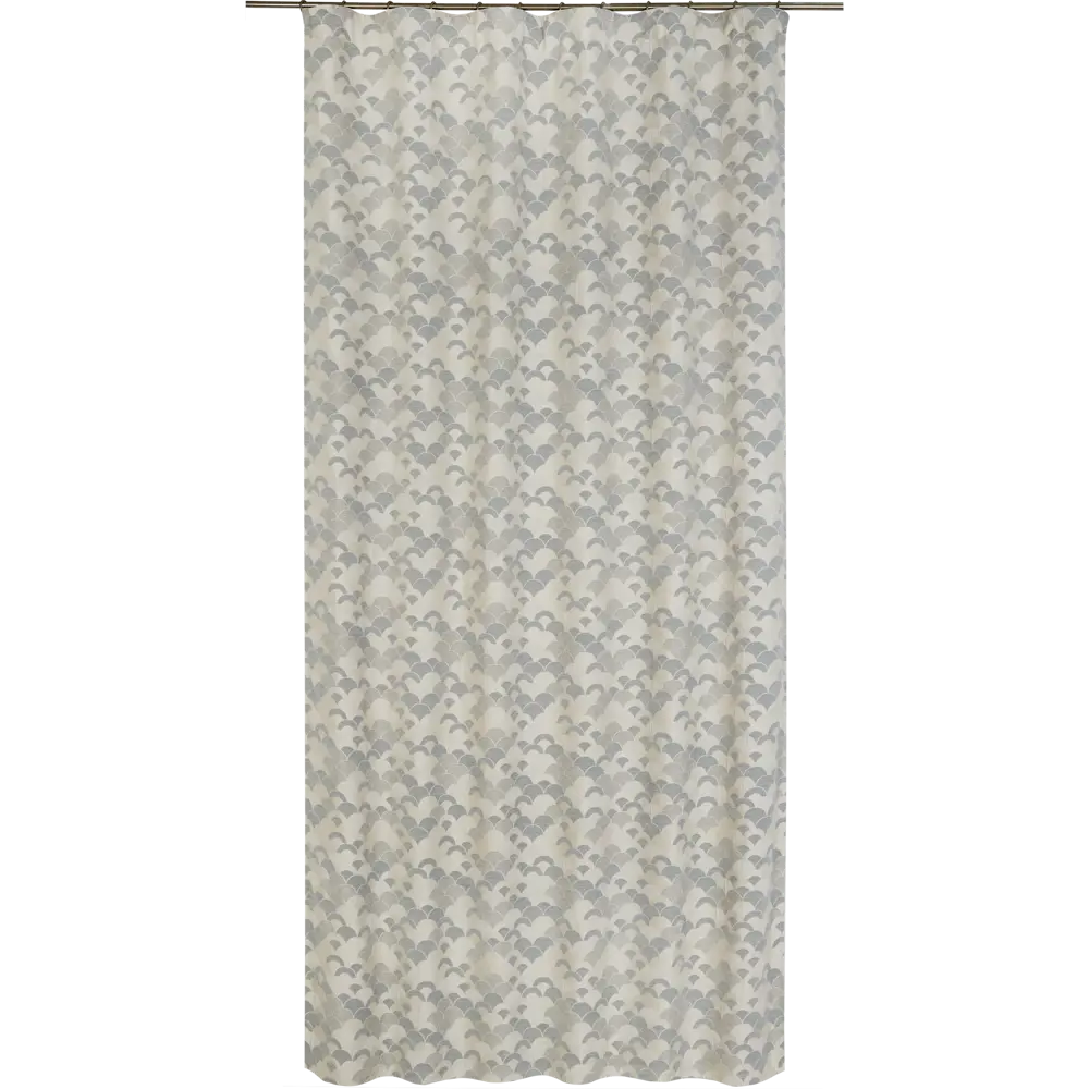 Штора на ленте Mezcala 160x280 см цвет серый/бежевый 83406949 STLM-2051777 INSPIRE 