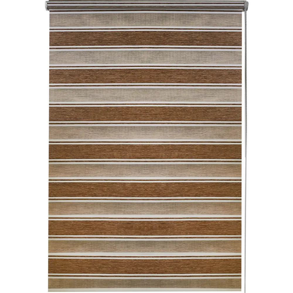 Штора рулонная день-ночь Дэли 50x160 см коричневая MIAMOZA STLM-2050515 - Вид №1