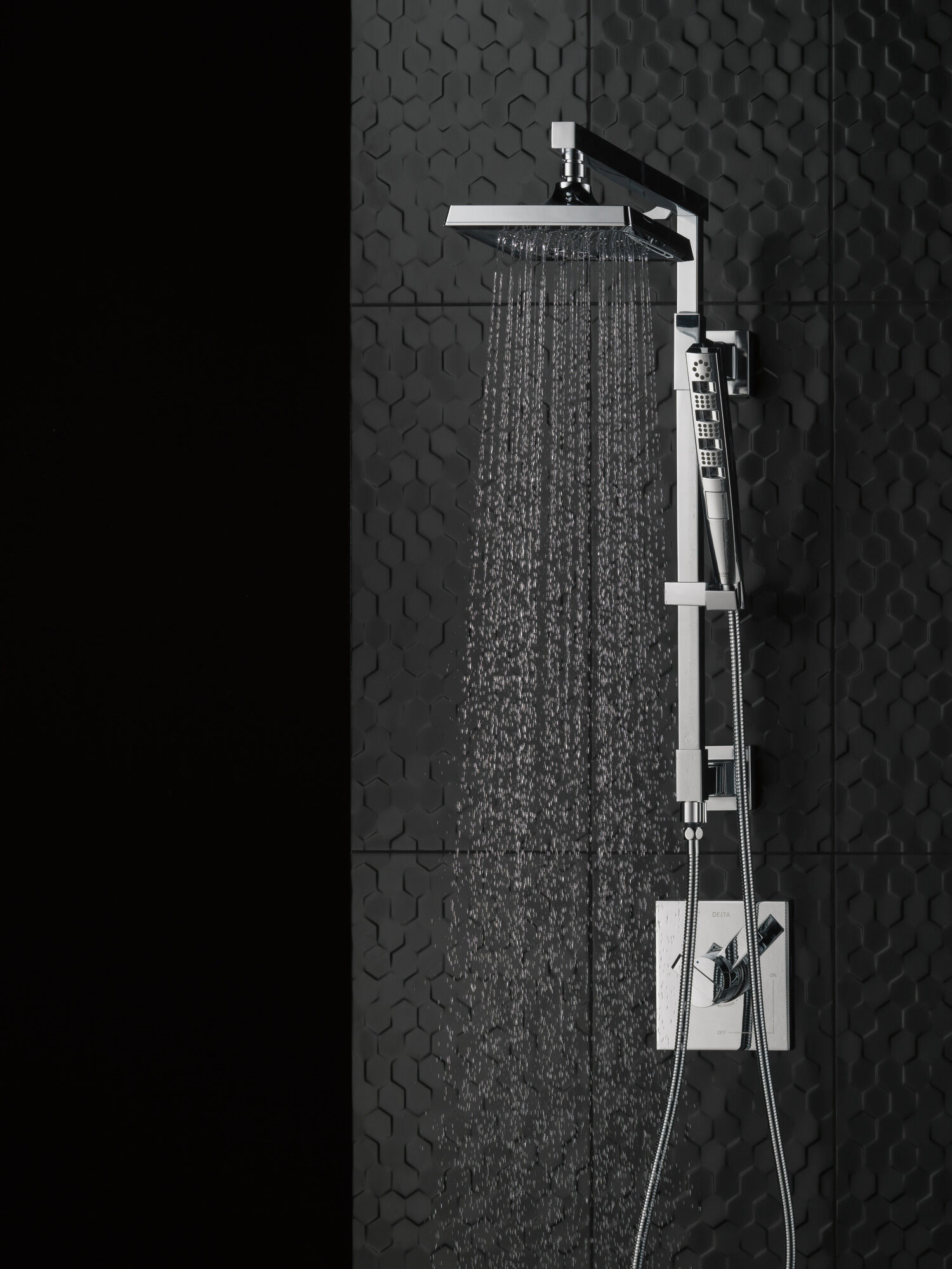 58410 Душевая колонна угловая 18 дюймов Delta Faucet Universal Showering Хром  - Вид №10