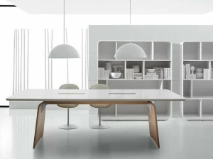 IFT Стол для совещаний прямоугольный лакированный Sestante