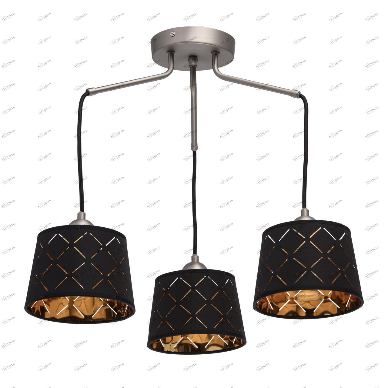 Подвесная люстра MW-Light Лацио 8 103012003 черная MW-LIGHT ЛАЦИО 187057 Черный