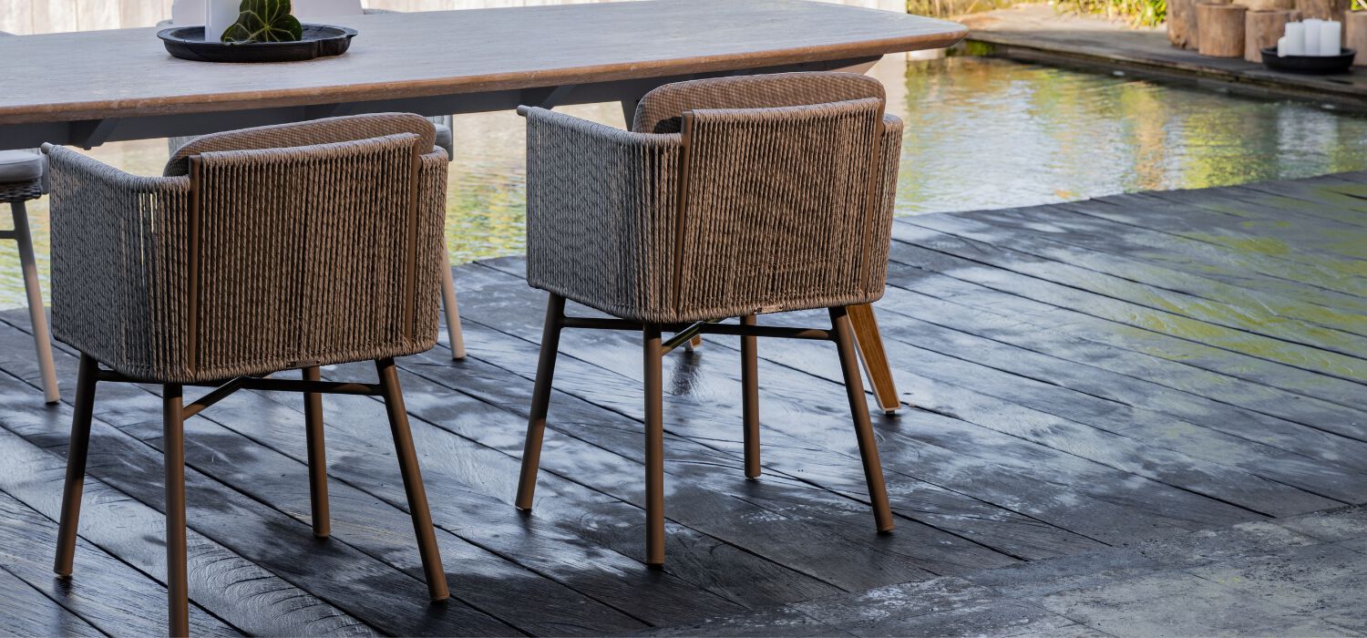 Веревочный садовый стул с подлокотниками cbdesign Kiki ARCH-00095578 - Вид №4