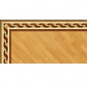 Художественный паркет Da Vinci Паркетный Бордюр 26-144 Орех Европейский (Грецкий) Селект (Гладкая) 1000х200 мм.