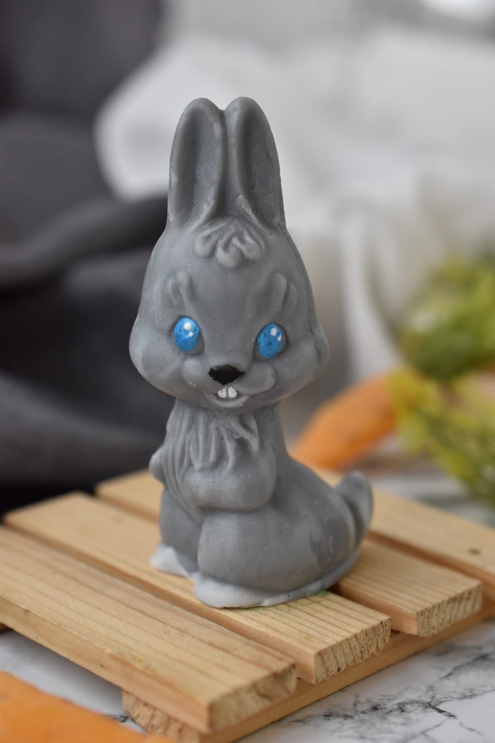 11379 Молд "Зайчик с лапками S" силикон HobbyPage 