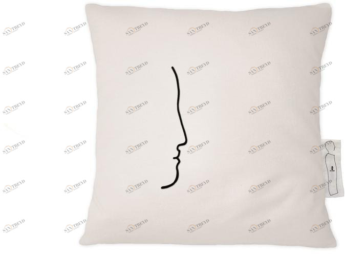 Kiasmo Квадратная подушка из льна Notes Kdcn5