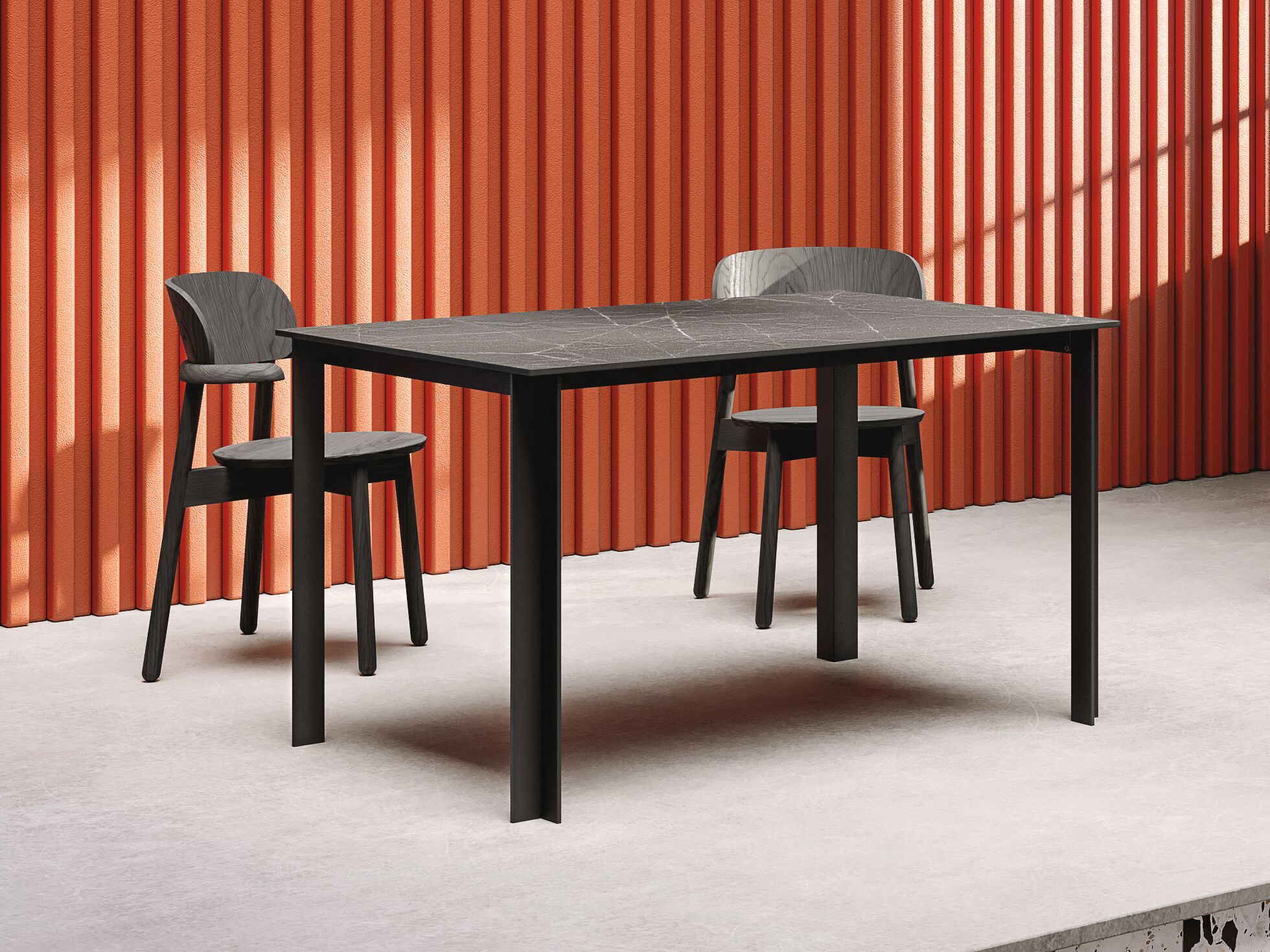 Прямоугольный выдвижной стол с алюминиевой рамой ALMA DESIGN RORI ARCH-00071116 - Вид №3