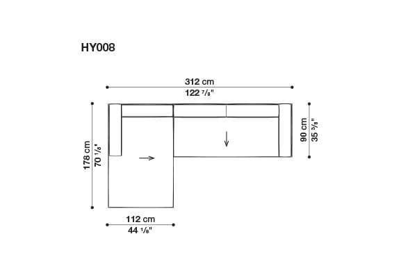 Ткань сад диван B&B Italia Outdoor HYBRID ARCH-00117020 - Вид №40